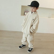 sonyun market 兒童舒適保暖搖粒絨全拉鍊夾克