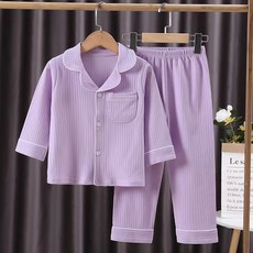 스타빈 아동용 학생 심플컬러 데일리 잠옷 세트