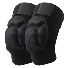 Early Ports 緩衝運動護膝 兩入組, 黑色, 1組