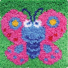 刺繡DIY包 30*30cm, C5蝴蝶