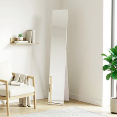 에스앤디자인 틈새 슬림 전신거울 풀미러거울, 화이트