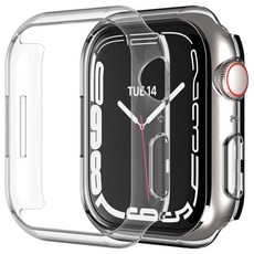 MOLAN CANO Apple Watch通用保護殼, 透明+透明, 2個
