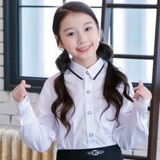 jackid 女童Smart Line長袖襯衫