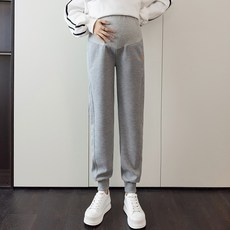 Sweet Joy 孕婦裝華夫格腳踝束口運動褲