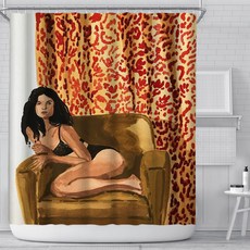 夏日海灘浴簾 沙發 180 x 150 cm, 1個