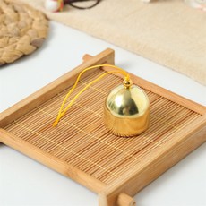 앞날창창 현관 풍경종 미니 도어벨 인테리어 종, 옐로우 합금