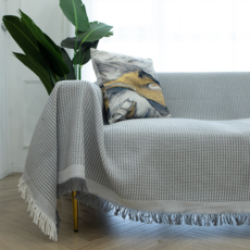 Bella Pick 自然感性防刮沙發套, 灰色混合蜂巢, 1個