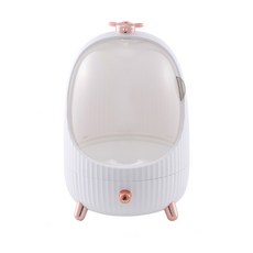 透明推拉抽屜式大型化妝品收納盒 YT_RA1561 白色, 1個