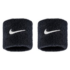 NIKE 耐吉 SWOOSH CLASSIC 單色腕帶 N1012405010OS, 黑色, 2個