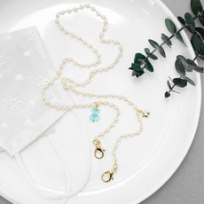 VIDANGIL 熊星珠鍊口罩頸帶