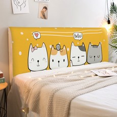 슬림 소프트 침대 헤드커버, TYPE6, 1개