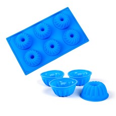 Cooking Plus Puccico 矽膠模具 6 Gugel Hope + 1 Gugel Hope 4 件套, 單色, 1組