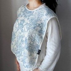 Cherinette 媽媽圍兜 哺乳圍裙 拍嗝墊, 3層喜悅之星, 1個, 1入