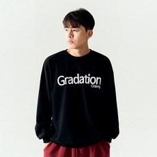 크램프 빅사이즈클럽 남성용 그라데이션 맨투맨