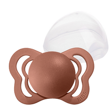 BIBS 矽膠奶嘴+奶嘴收納盒, 第2階段(6個月以上), Woodchuck