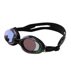 arena Swimwear 成人一般鏡面泳鏡 AGW-470M A0AC1AG47, BLK, 1個