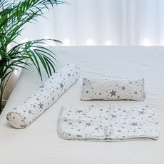아띠블랑 유아용 베개 + 바디필로우 + 블랭킷 꿀잠 세트, 갤럭시스타