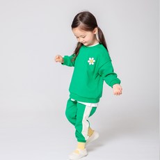 KIDSCOMO 童款笑臉花朵長袖套裝