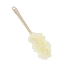 Keulreeora 加大款沐浴搓背身體刷, 1個, 米色, 1入