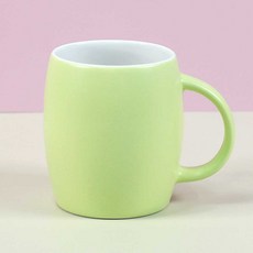 Happy Jeong Korea 氣球霧面馬克杯 530ml, 蘋果綠, 1個