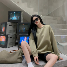 피어니스트 라운드 풀오버 심플 맨투맨