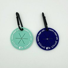 hitzzi 寵物便便夾 2件組, 薄荷綠, 海軍藍, 1套