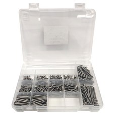 Inno09 平頭不銹鋼機件 4mm 12件套 JPMS1004, 1套