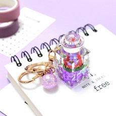 Lepti 恐龍亮片水球鑰匙圈