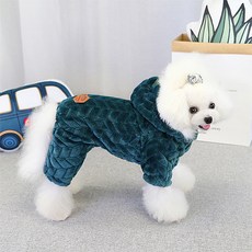 即使在寒冬也溫暖的狗狗衣服, 綠色