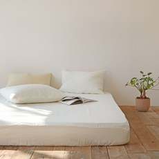 누블 소리없이 부드러운 모찌 피치스킨 홑겹 매트리스 커버