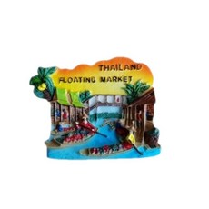 세계 여행 컬렉션 냉장고 자석, 아시아태국수상시장