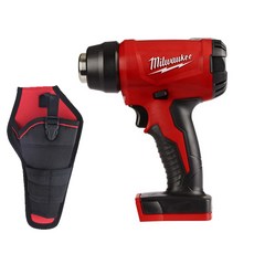 Milwaukee 美沃奇 M18鋰電熱風槍 BHG-0+噴嘴 2入+工具收納袋組 TP-009, 1套