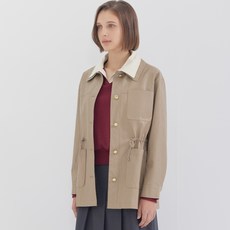 뷰어 여성용 스냅오픈 레더 롱자켓 ZNLTO903