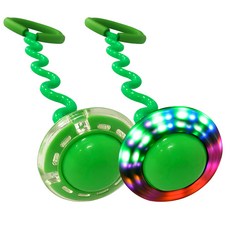 아가플러스 루키 LED 발목 줄넘기, 그린, 2개