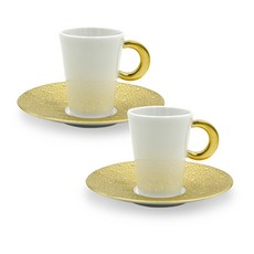베르나르도 에퀴메 OR 에스프레소잔 + 소서 세트, 혼합색상, 2세트