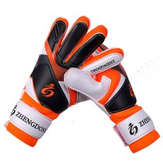 強力吸震五人制足球 足球守門員手套 雙手穿戴, 橘色