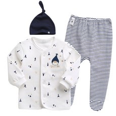 GREEN BEBE 孩童春秋森林仙子上衣+褲子3入組