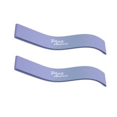 나야스타일 요가 라텍스 밴드 0.9mm YGYP-84-3 2p, 퍼플