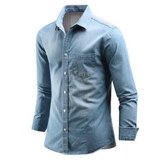 DAKUANG 男款長袖牛仔襯衫 C02D14_sd1862