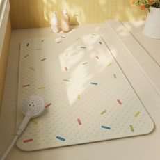 Daysoy 簡約設計吸附式浴室浴缸墊 70 x 40 cm, 1個, 23 Sprinkle