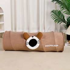 Gato 貓咪隧道 躲貓貓躲藏屋 80cm, 1個, 棕色