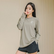 TUBE TREE 女款寬鬆版型指洞基本款防磨衣上衣 + 梭織多色短版防磨褲套裝 BE8204PA