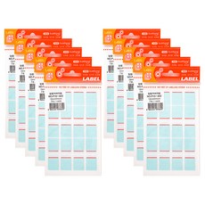 kumhong MS 膠膜封面標籤貼紙 402, 10個, 紅色