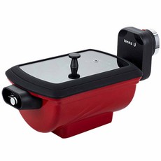 Henz Viking Cooker 自動旋轉自動烤箱原裝紅色 46 x 22.5 x 23 cm + AA 電池 2p + 數字定時器, HU-1000