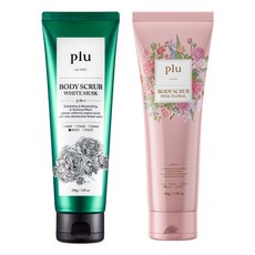 plu 三合一身體磨砂膏套裝, 低刺激, 角質護理, 保濕護理, 400g, 1組