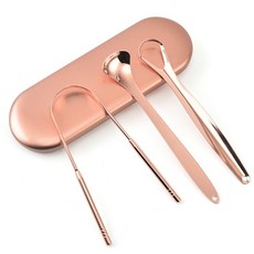 Blue Kai優質刮舌器 粉色 3件組, 1套