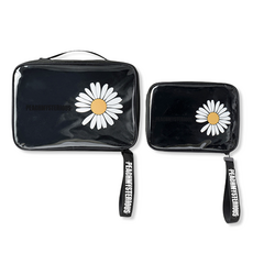 Da Jull半透明向日葵拉鍊化妝包 2件組 FS716-27