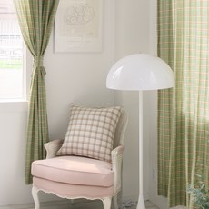 ANDCOTTON 純棉Creamy格紋沙發靠枕套