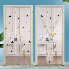 MarketA 單層網紗窗簾, 三角形