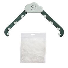 水槽用廚餘架 D550222+過濾網 50入組, 1套, 綠色（持有人）